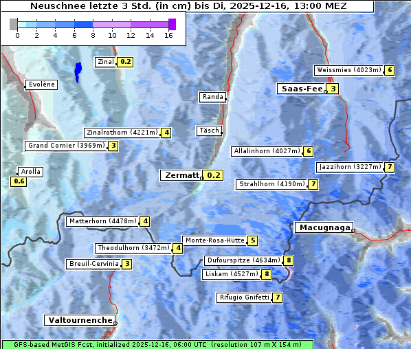 Neuschnee, 16. 12. 2025