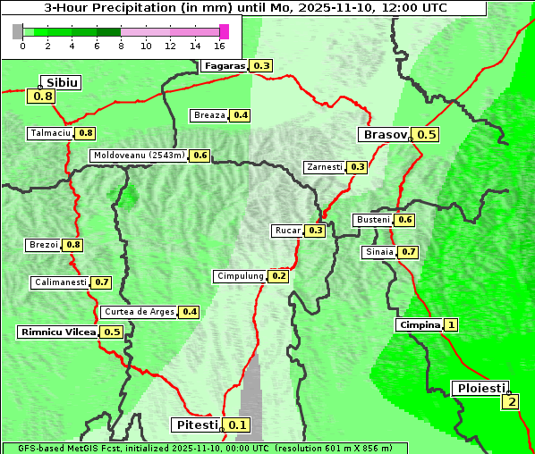 Niederschlag, 10. 11. 2025