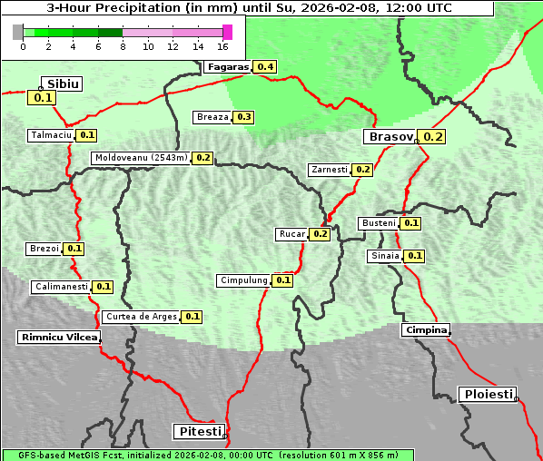 Niederschlag, 8. 2. 2026