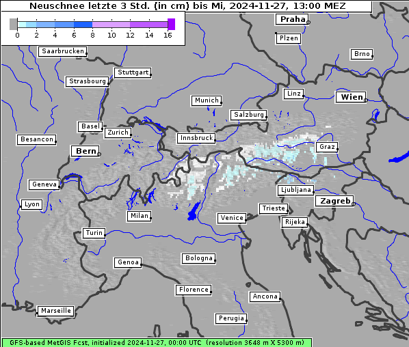 Neuschnee, 27. 11. 2024