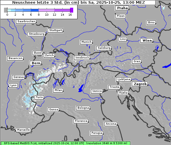 Neuschnee, 25. 10. 2025