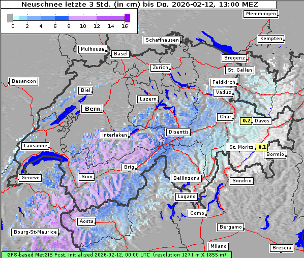 Neuschnee, 12. 2. 2026