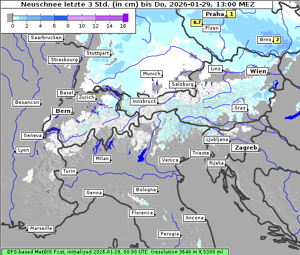 Neuschnee, 29. 1. 2026