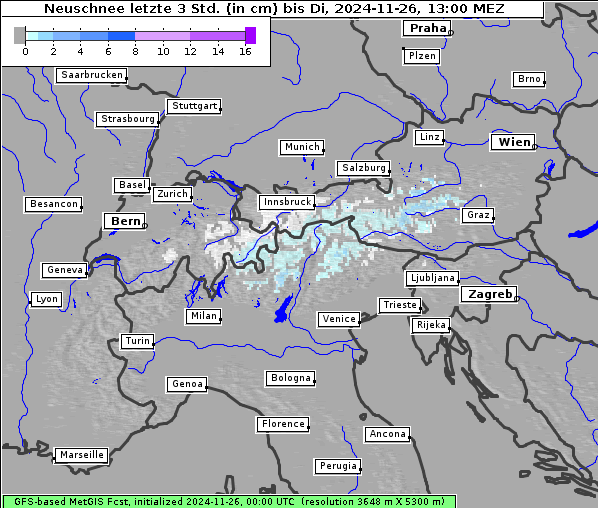 Neuschnee, 26. 11. 2024