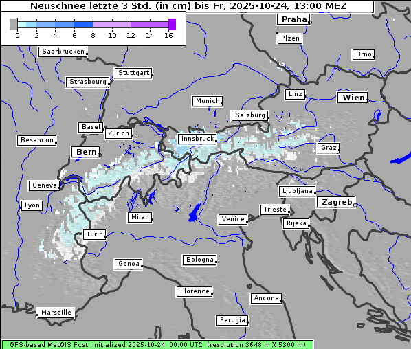 Neuschnee, 24. 10. 2025