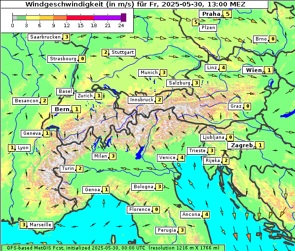 Wind, 30. 5. 2025