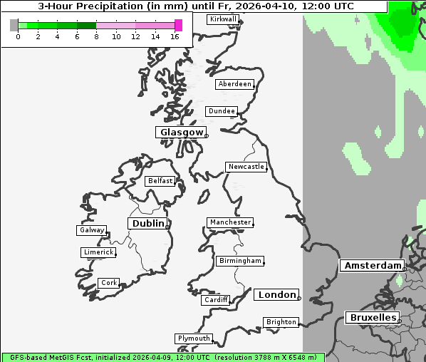 Niederschlag, 10. 4. 2026