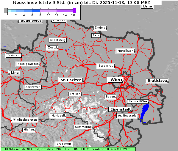 Neuschnee, 18. 11. 2025