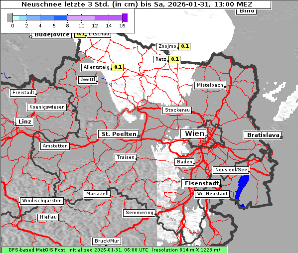 Neuschnee, 31. 1. 2026