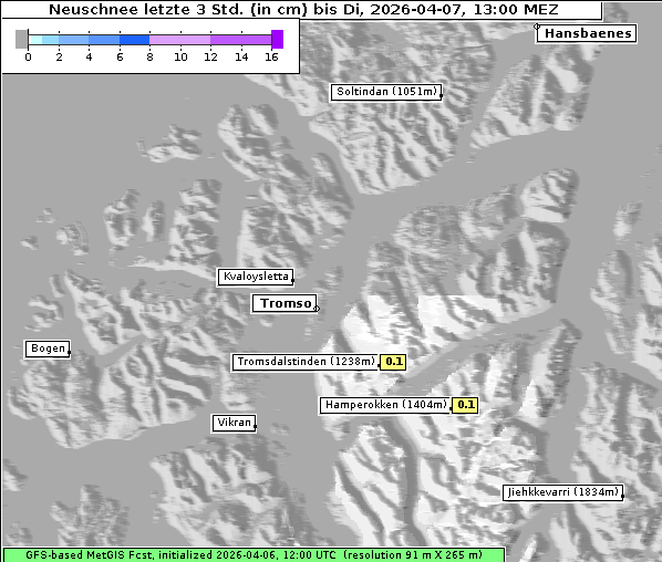 Neuschnee, 7. 4. 2026