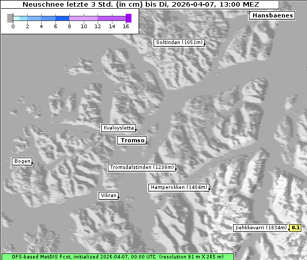 Neuschnee, 7. 4. 2026