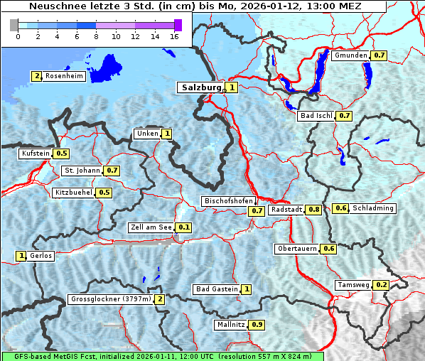 Neuschnee, 12. 1. 2026