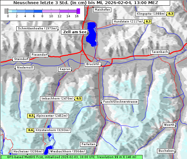 Neuschnee, 4. 2. 2026