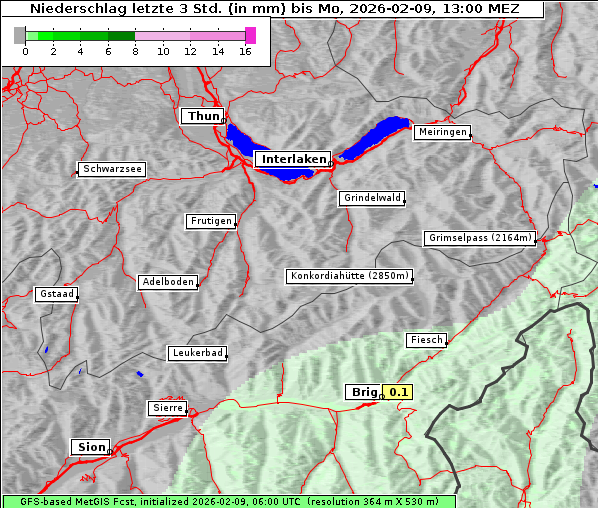 Niederschlag, 9. 2. 2026