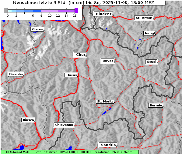 Neuschnee, 9. 11. 2025