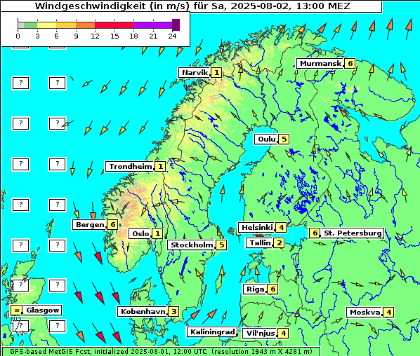Wind, 2. 8. 2025