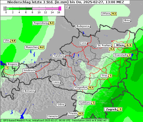 Niederschlag, 27. 2. 2025