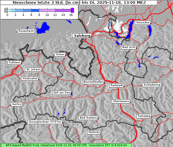 Neuschnee, 18. 11. 2025
