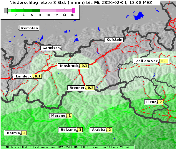 Niederschlag, 4. 2. 2026