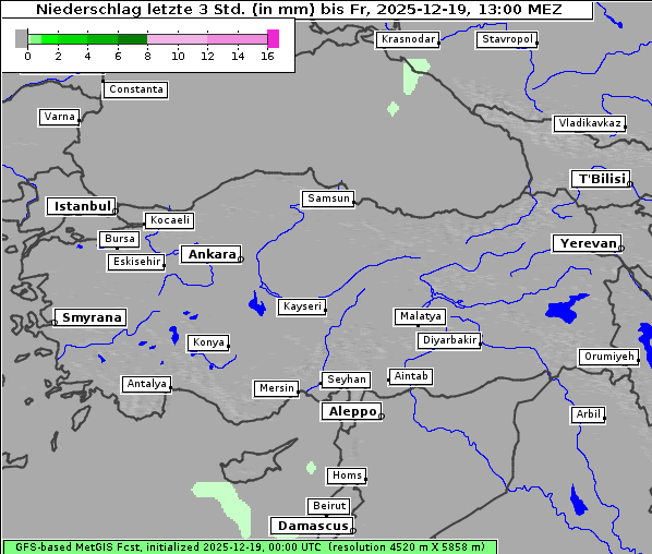 Niederschlag, 19. 12. 2025