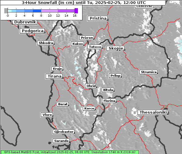 Neuschnee, 25. 2. 2025