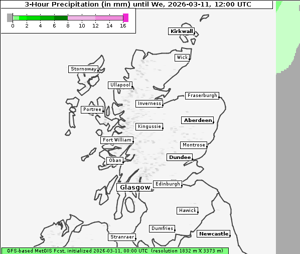 Niederschlag, 11. 3. 2026