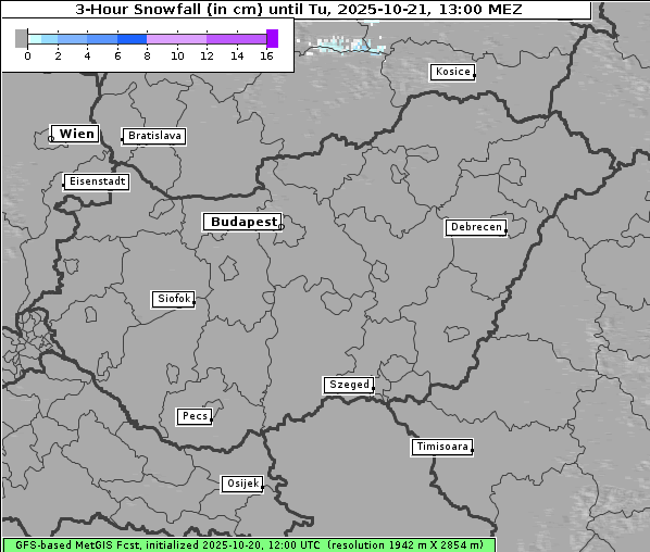 Neuschnee, 21. 10. 2025