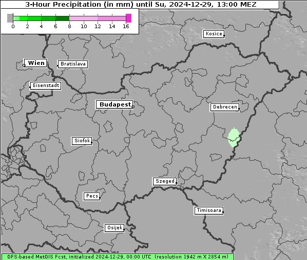 Niederschlag, 29. 12. 2024