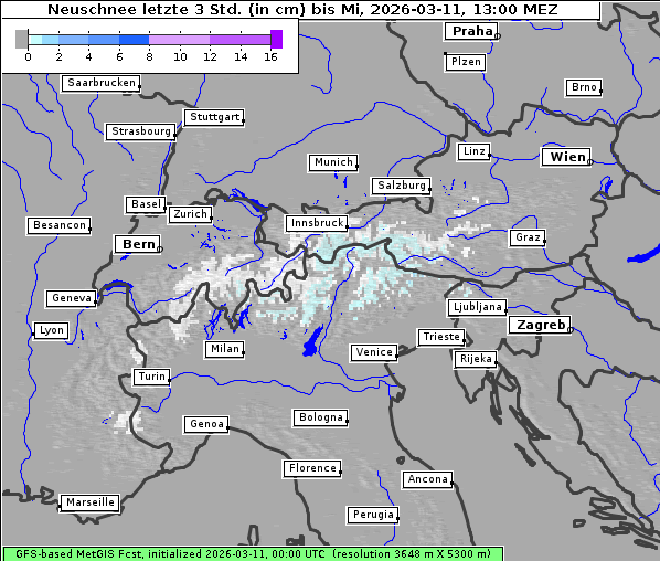 Neuschnee, 11. 3. 2026
