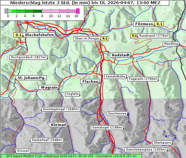 Niederschlag, 7. 4. 2026