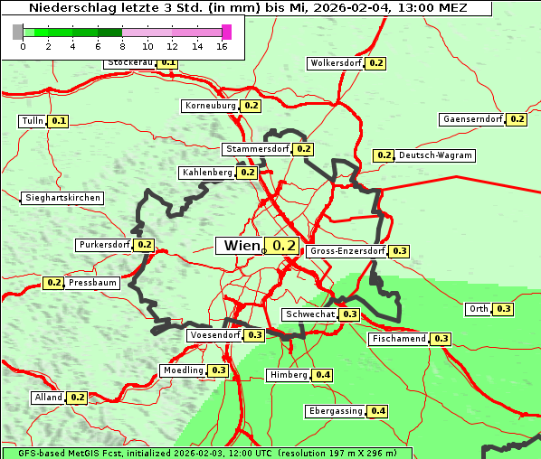 Niederschlag, 4. 2. 2026