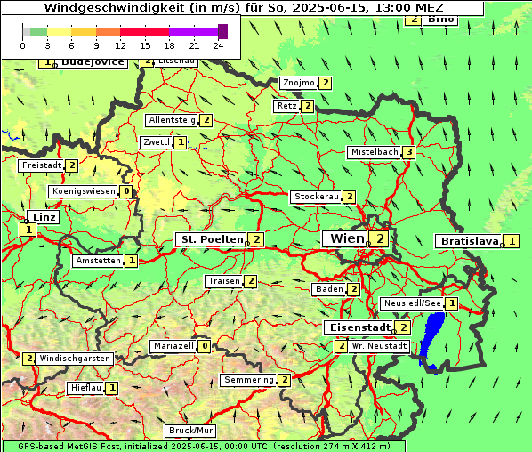 Wind, 15. 6. 2025