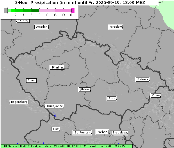 Niederschlag, 19. 9. 2025