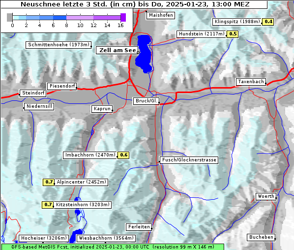 Neuschnee, 23. 1. 2025