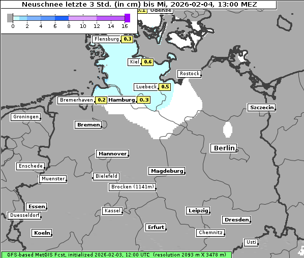 Neuschnee, 4. 2. 2026