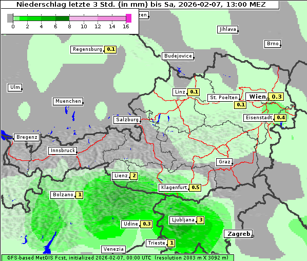Niederschlag, 7. 2. 2026