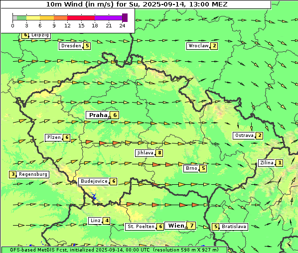 Wind, 14. 9. 2025