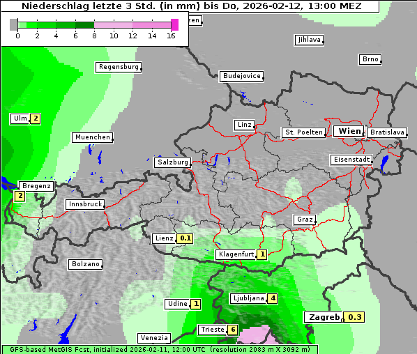 Niederschlag, 12. 2. 2026