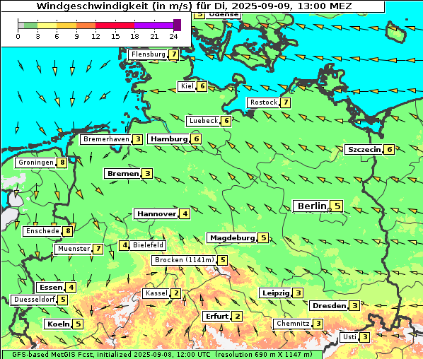 Wind, 9. 9. 2025