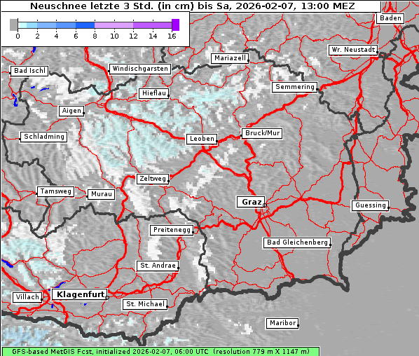 Neuschnee, 7. 2. 2026