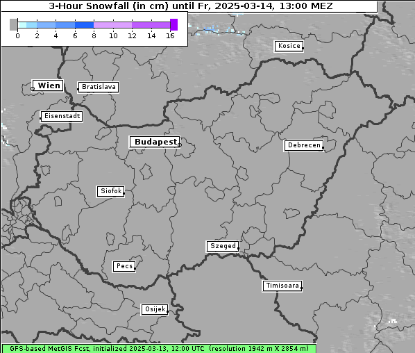 Neuschnee, 14. 3. 2025