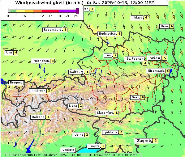 Wind, 18. 10. 2025