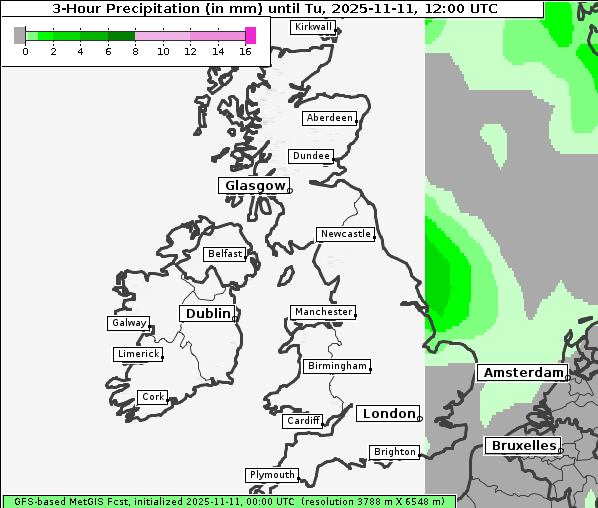 Niederschlag, 11. 11. 2025