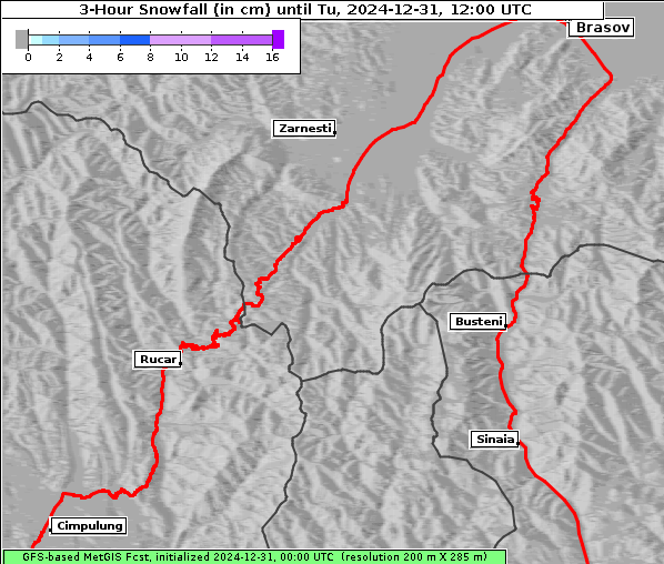 Neuschnee, 31. 12. 2024