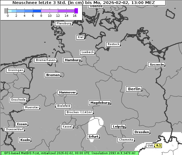 Neuschnee, 2. 2. 2026