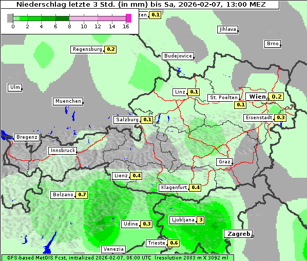 Niederschlag, 7. 2. 2026