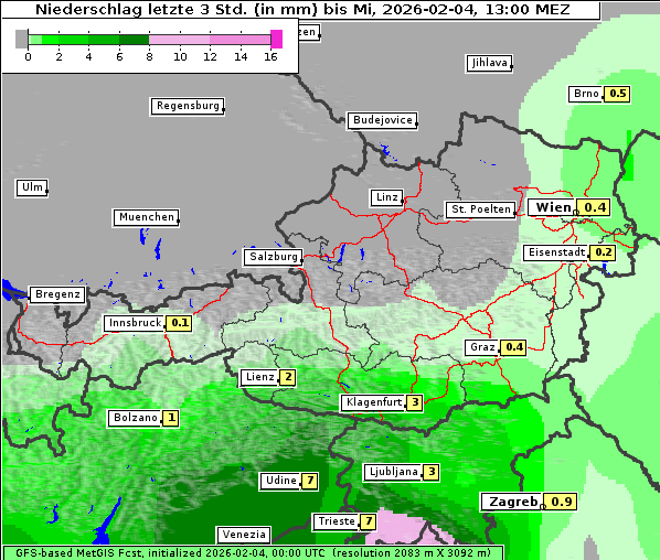 Niederschlag, 4. 2. 2026