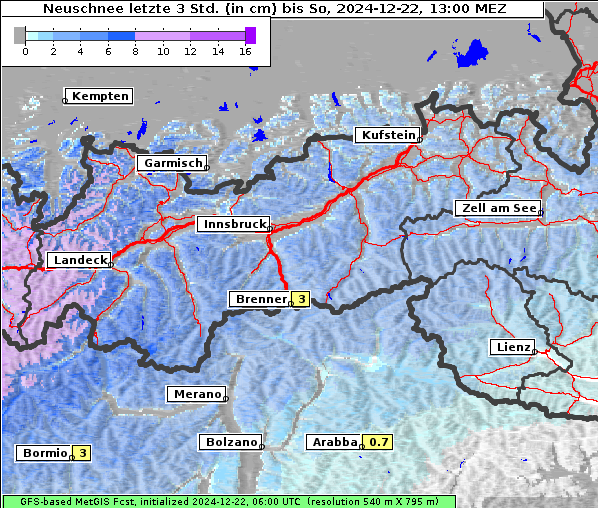 Neuschnee, 22. 12. 2024