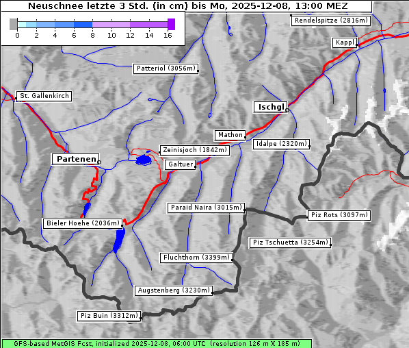 Neuschnee, 8. 12. 2025