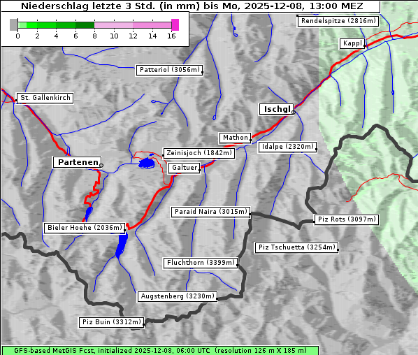 Niederschlag, 8. 12. 2025
